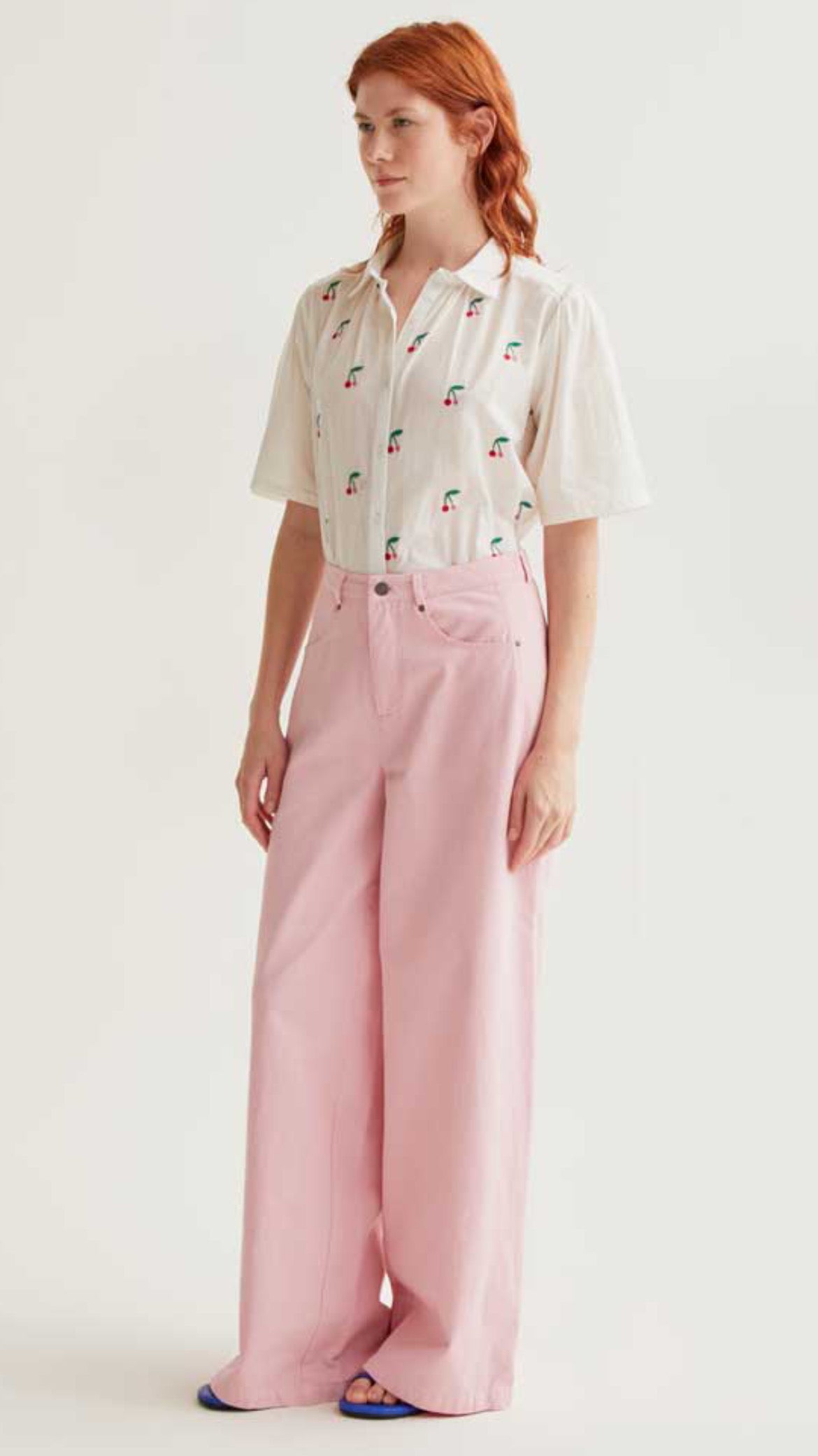 Camisa con estampado White Cherries