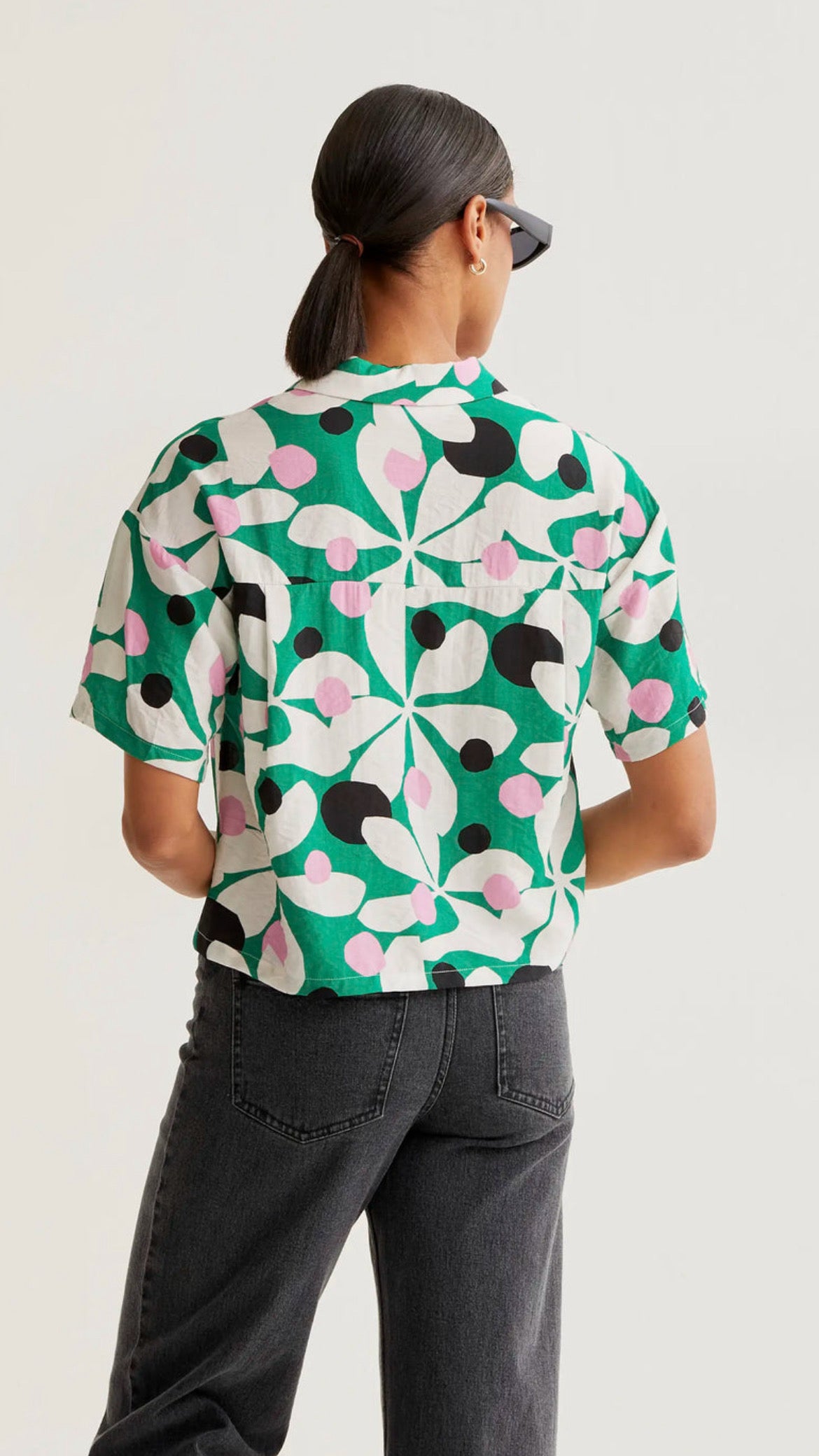 Camisa con estampado Hosta
