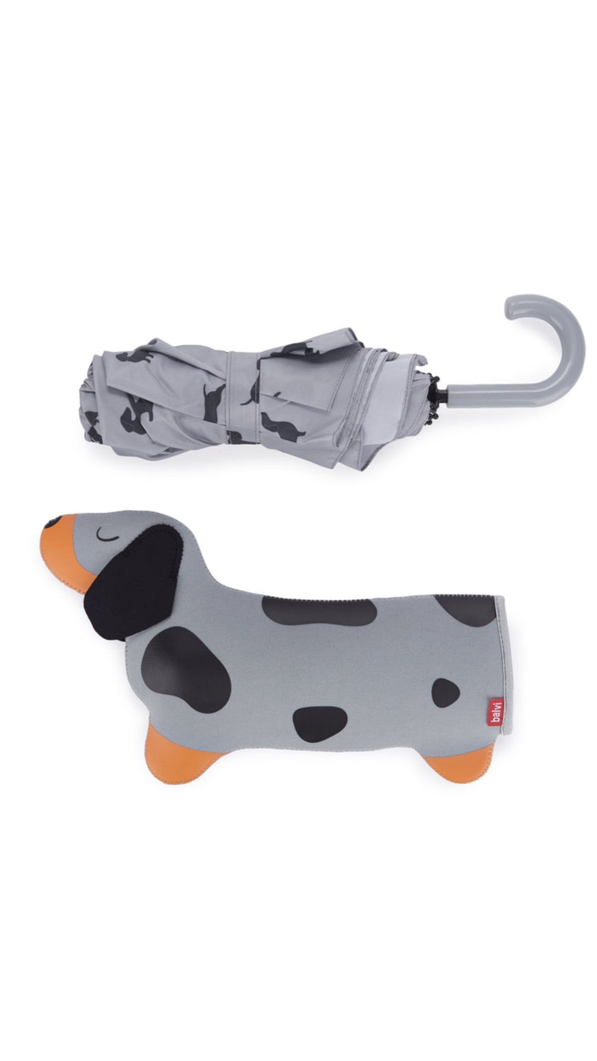 Paraguas Teckel Gris