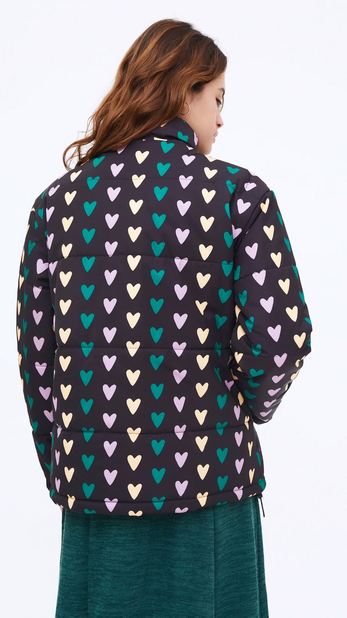 Abrigo corto con estampado Cupido Lines
