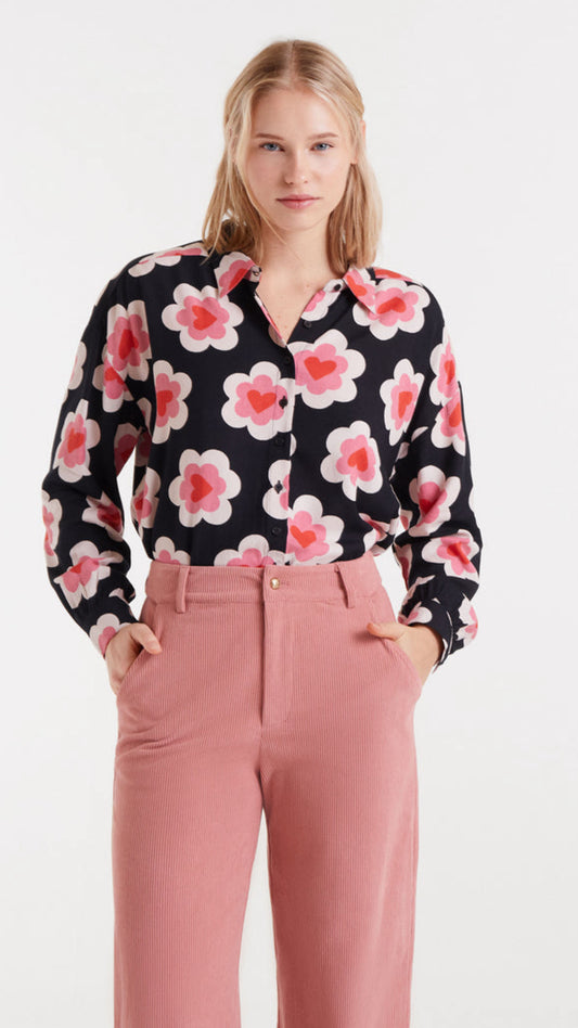 Camisa con estampado Sweetheart
