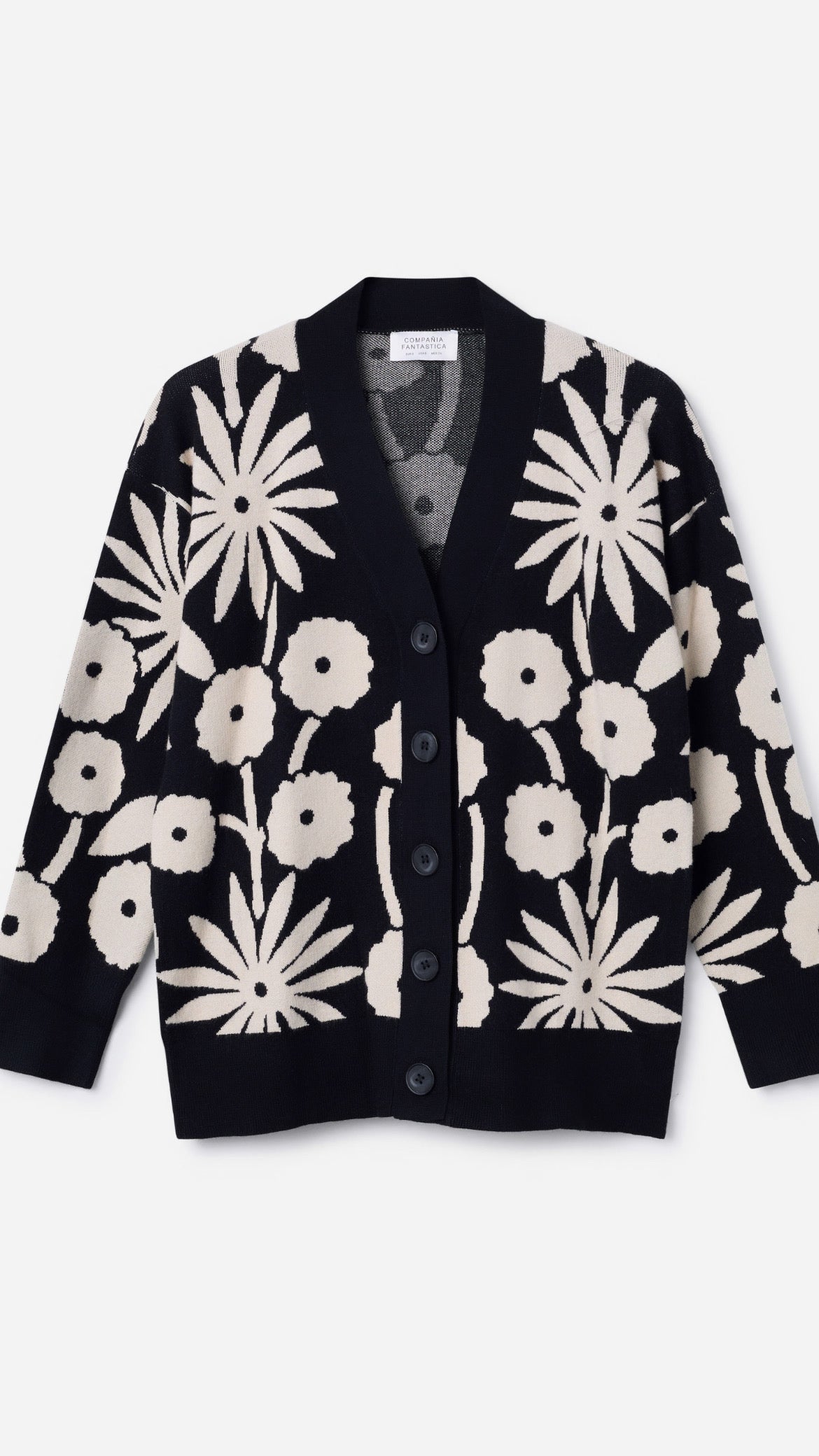 Chaqueta jacquard con estampado Tofu