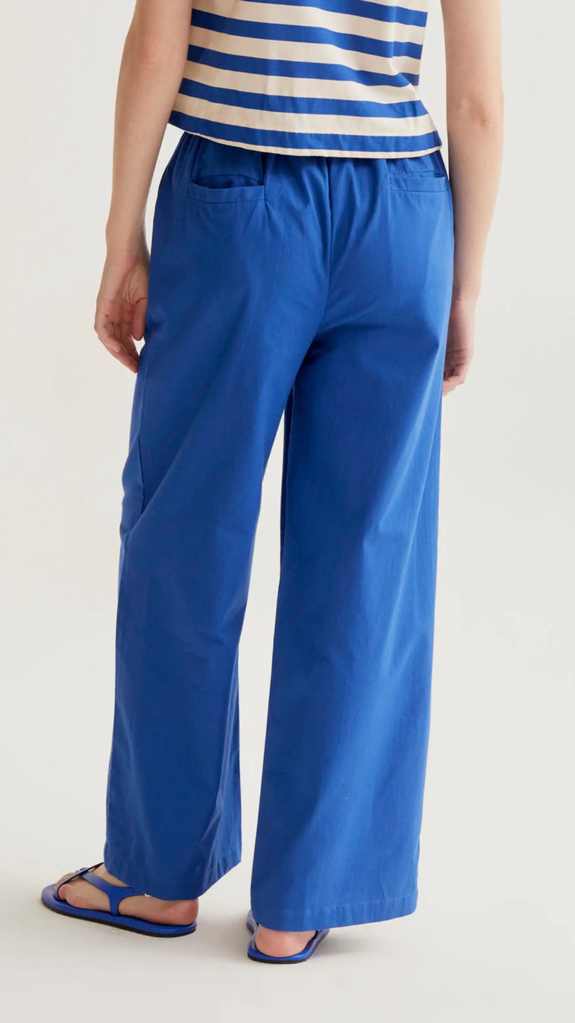 Pantalón 100% algodón azul