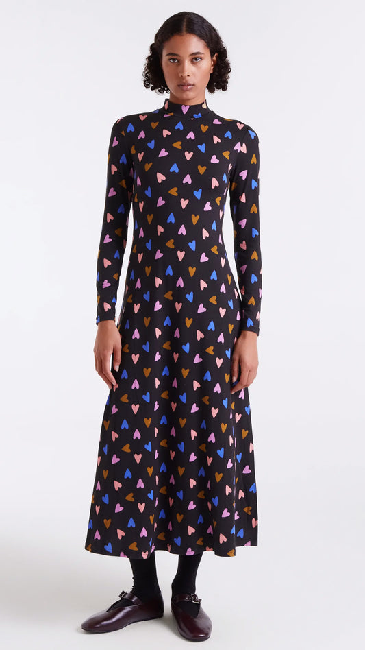 Vestido largo con estampado Potpourri
