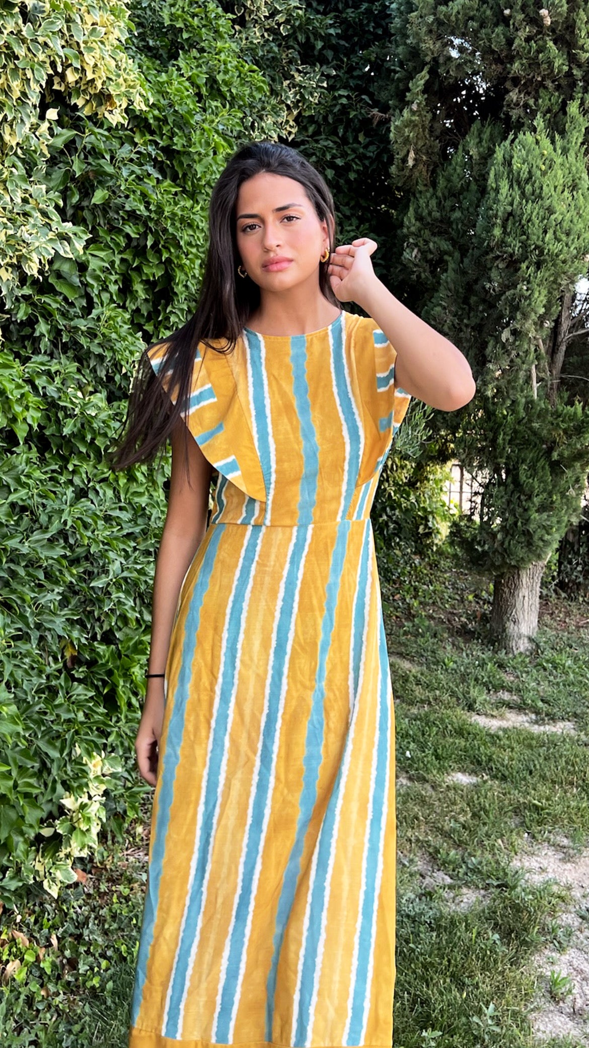 Federica Mustard Dress