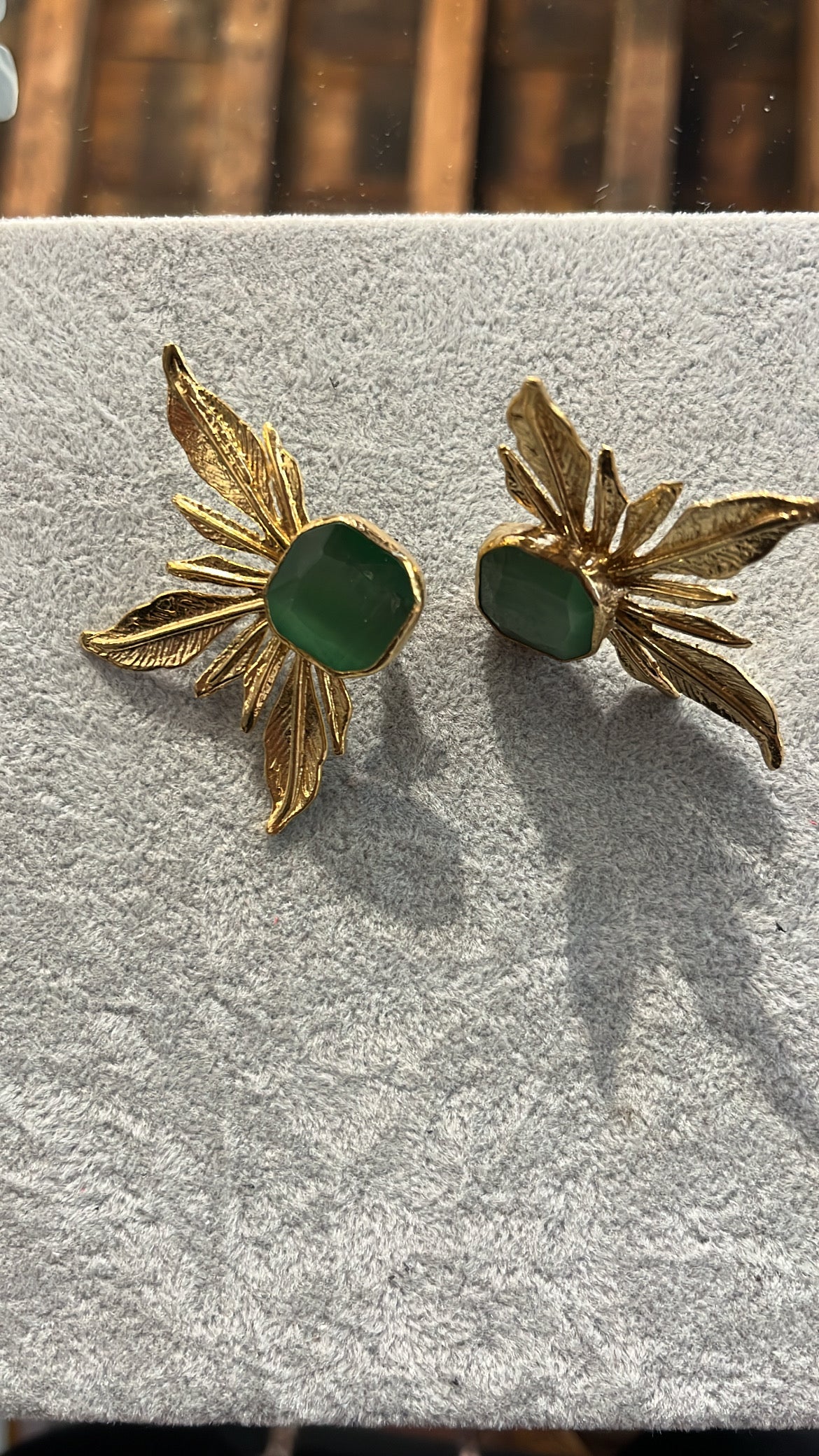 Green Roma Earrings