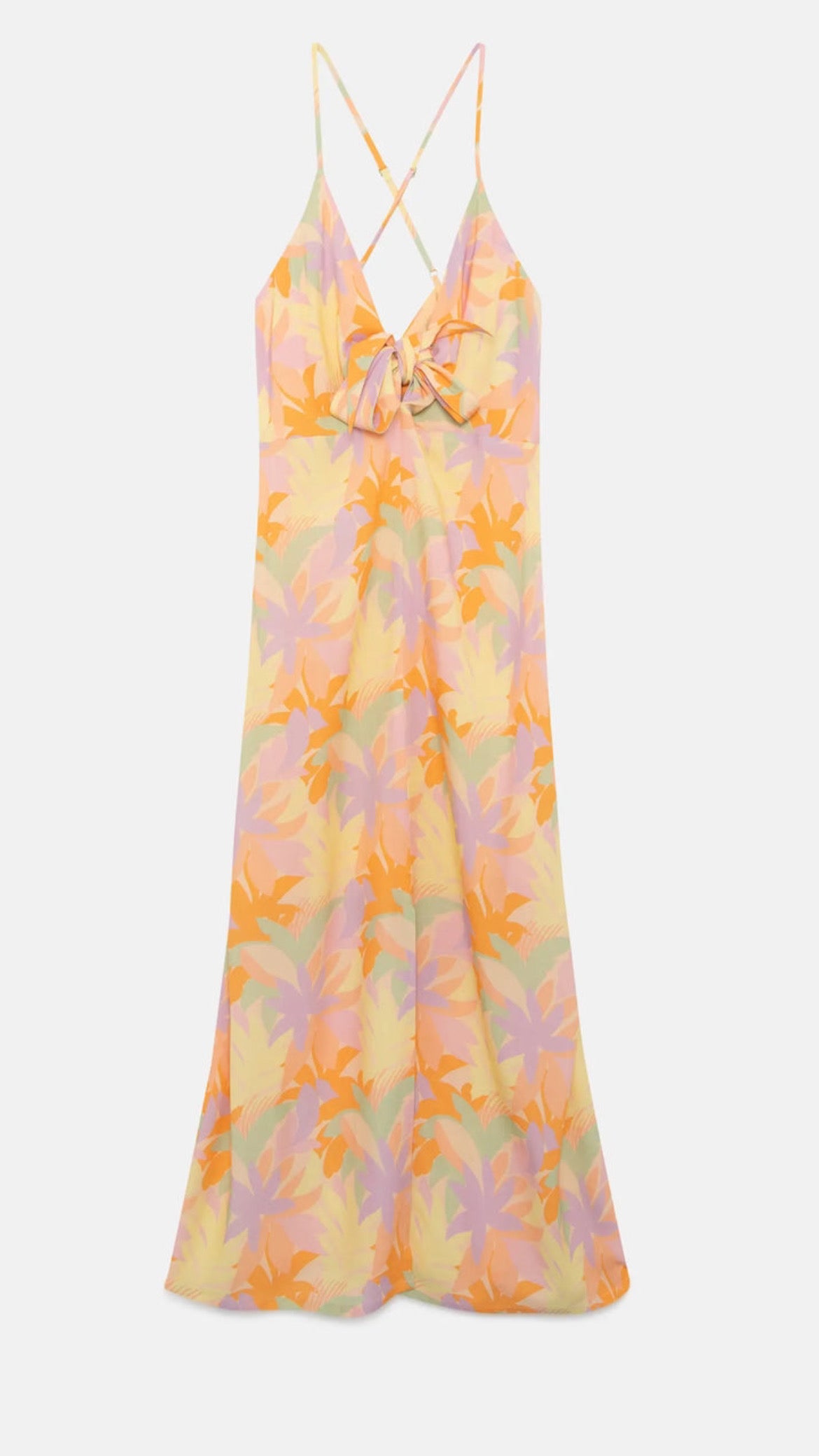 Pluvia floral long dress