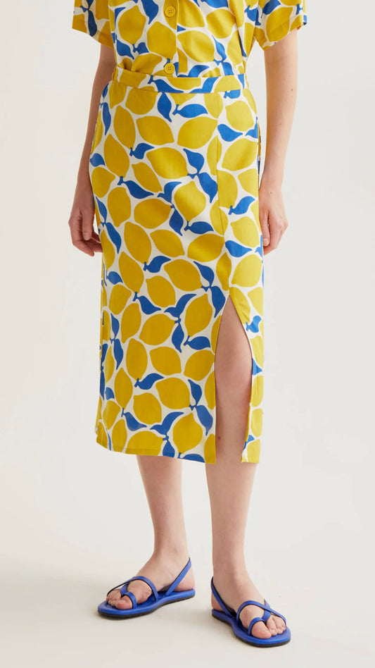Falda con estampado Limoncello