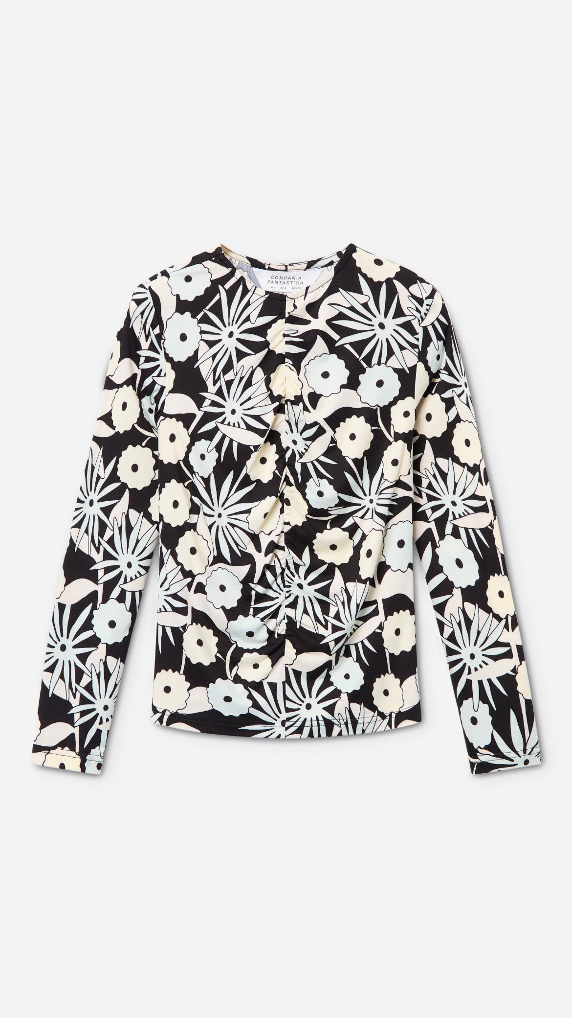 Camiseta manga larga con estampado Tofu