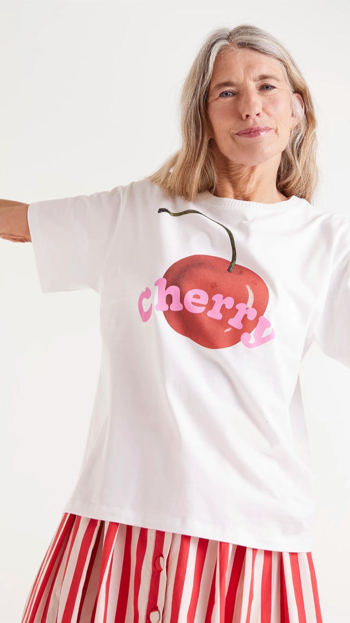 Cherry print T-shirt