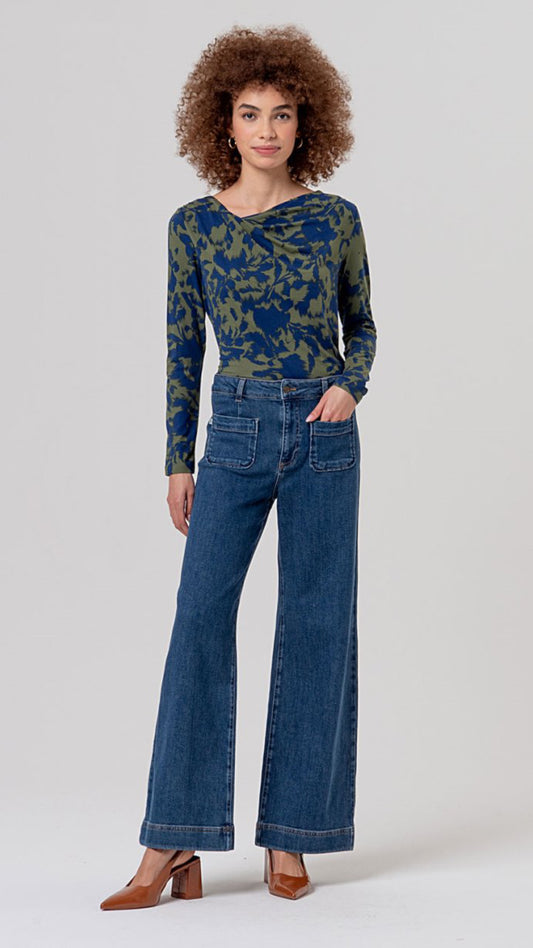 Jeans con bolsillos delanteros Índigo