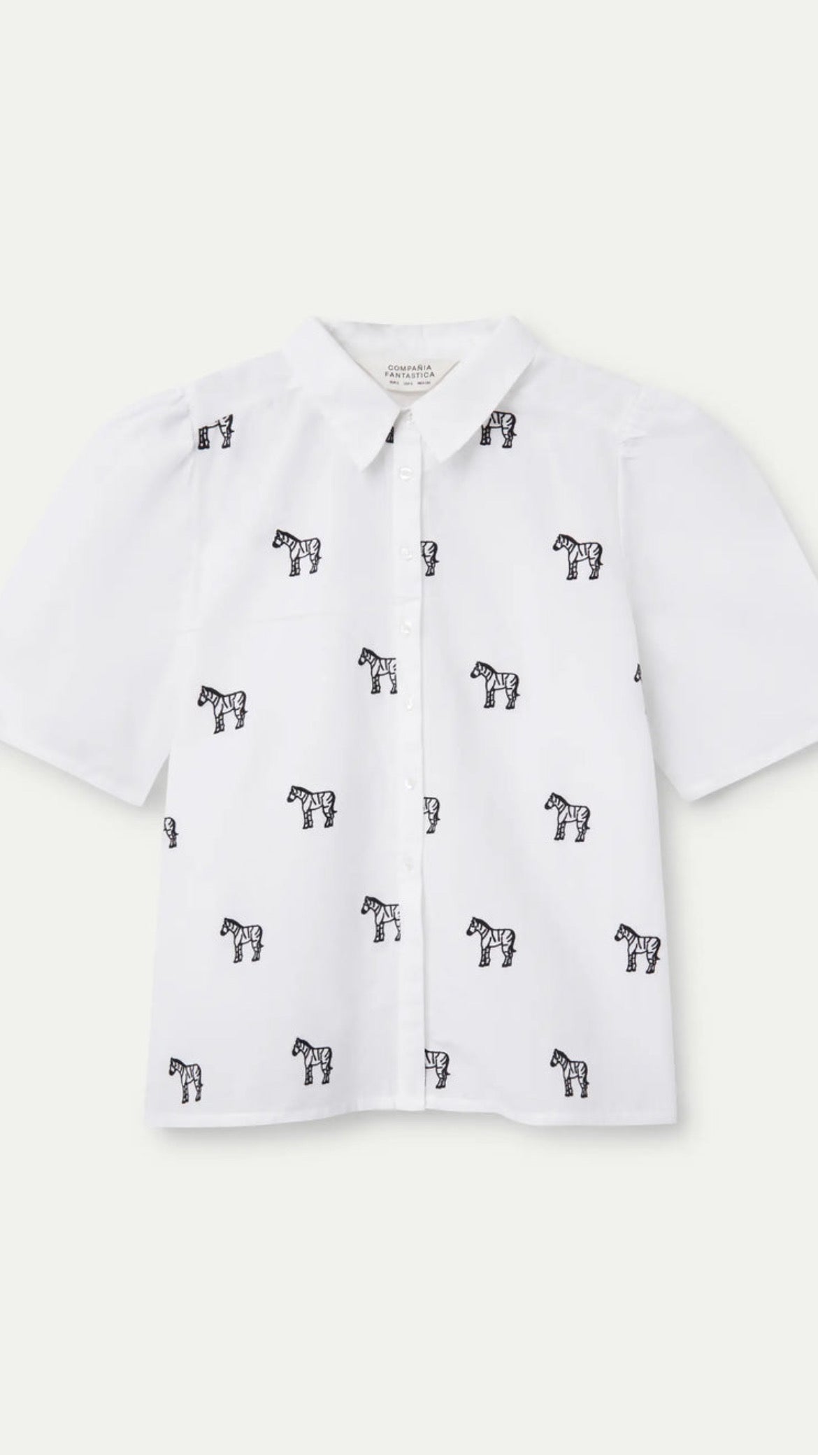 Camisa de manga corta estampado Safari