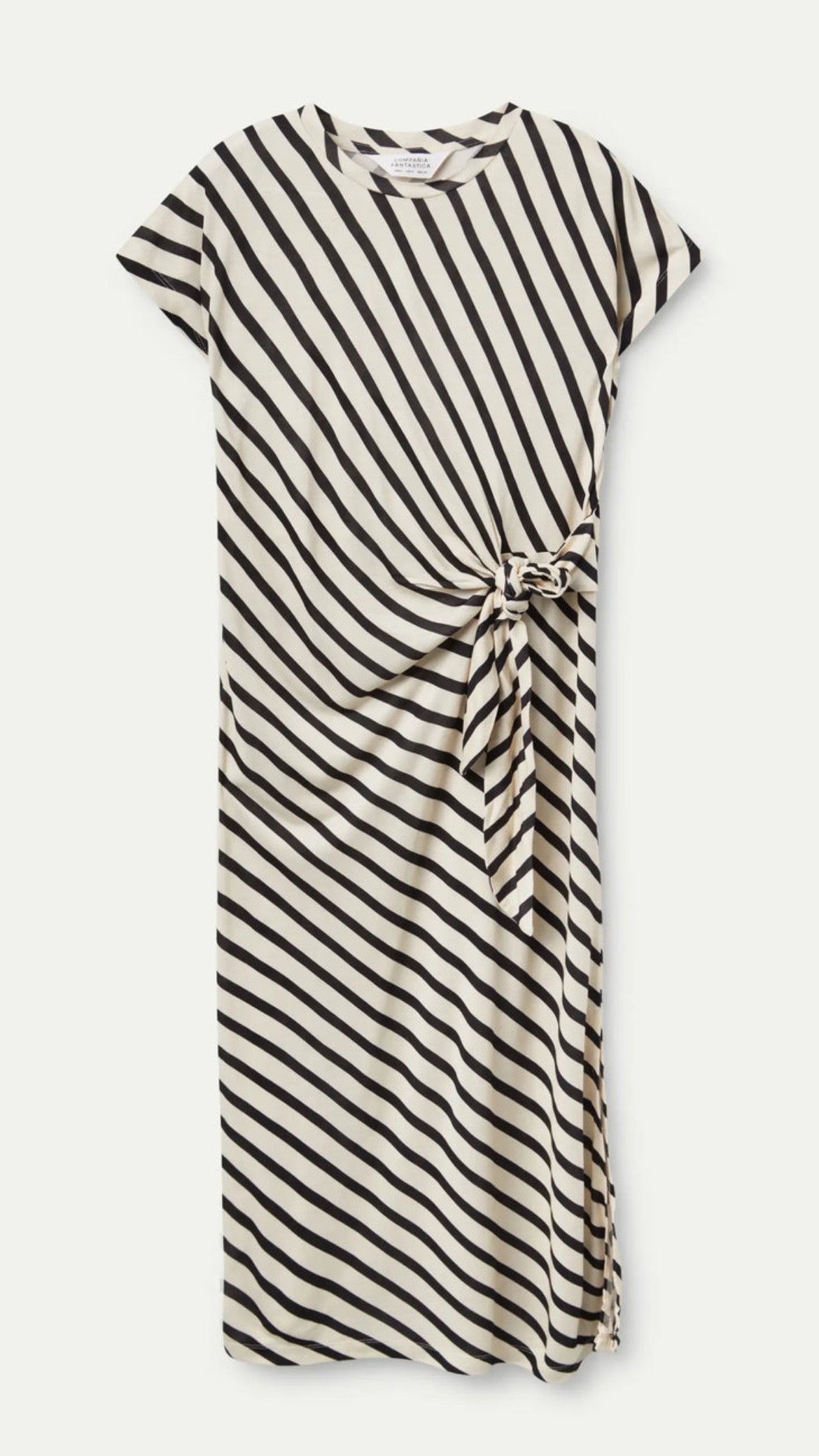 Vestido mido rayas Piano