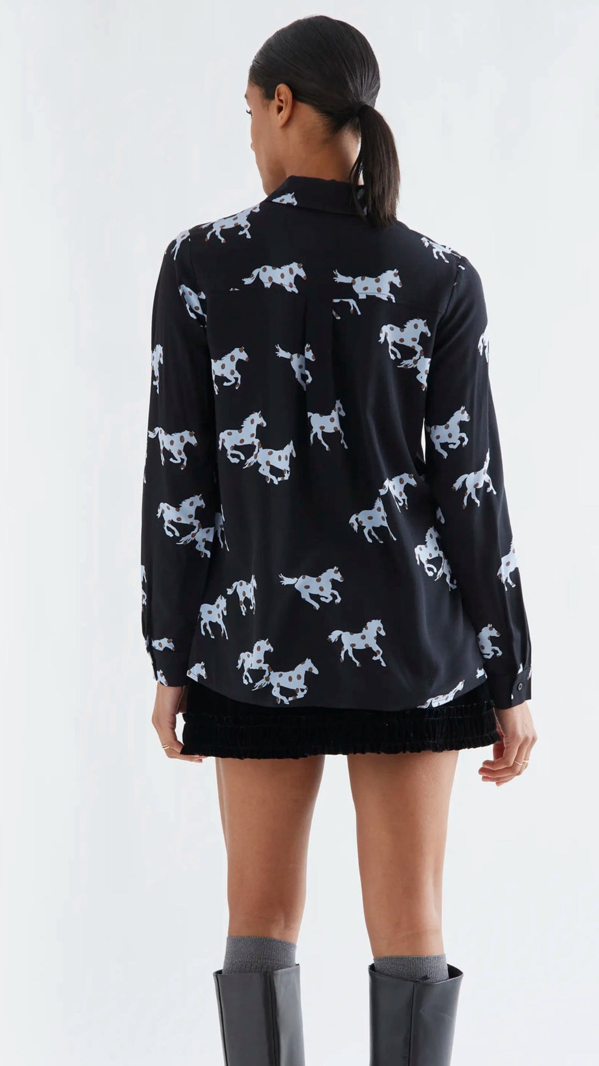 Camisa con estampado Horse