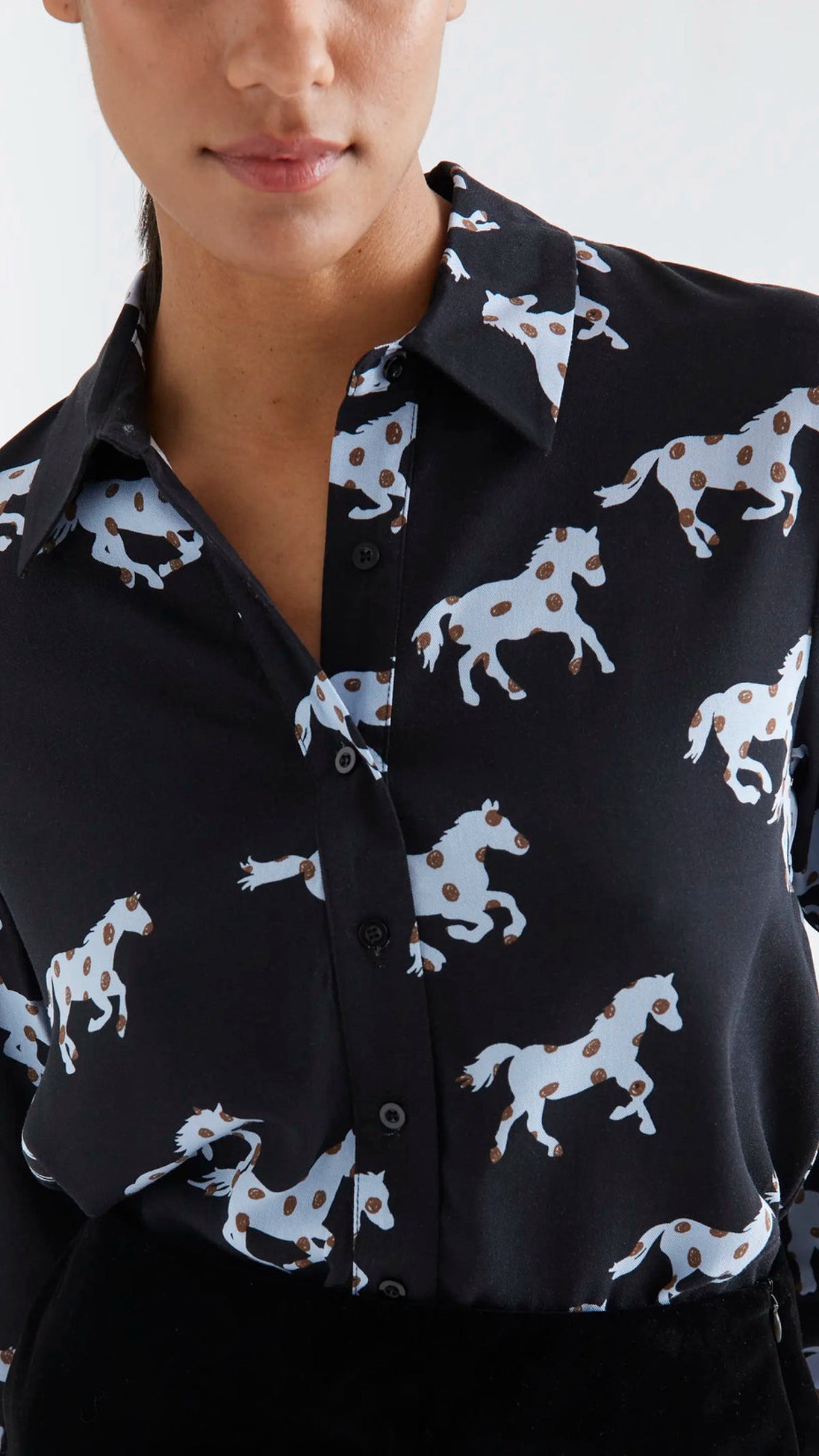 Camisa con estampado Horse