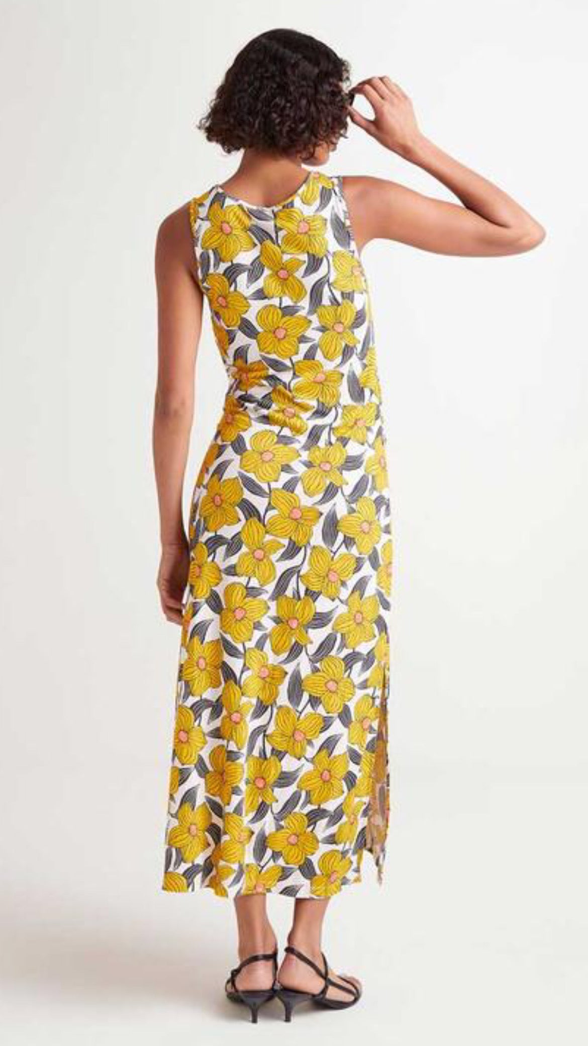 Vestido largo estampado floral Narciso
