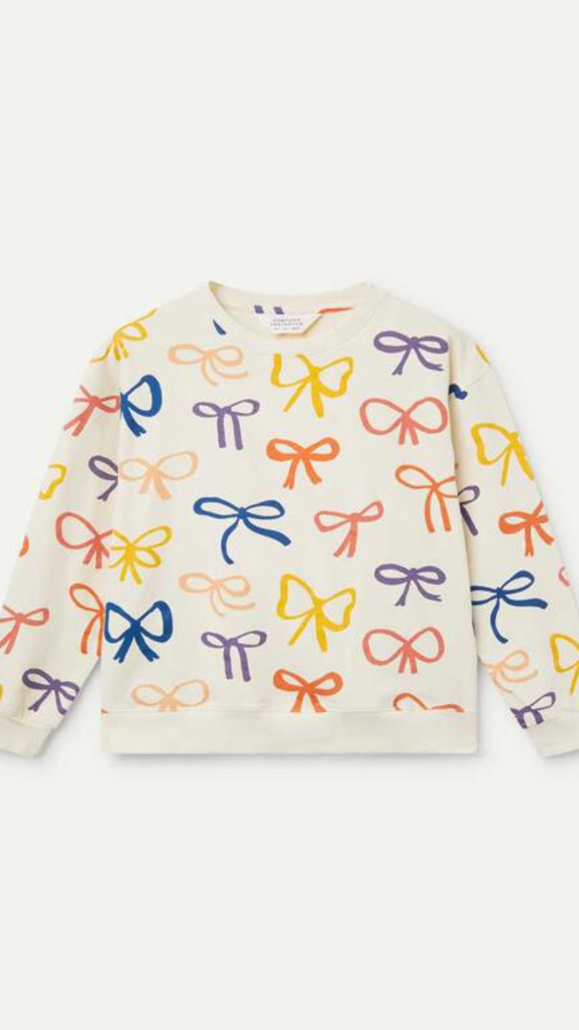 Sudadera estampado lazos