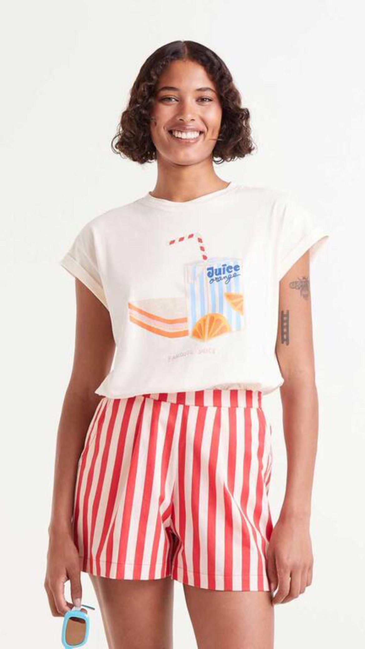 Snack print t-shirt