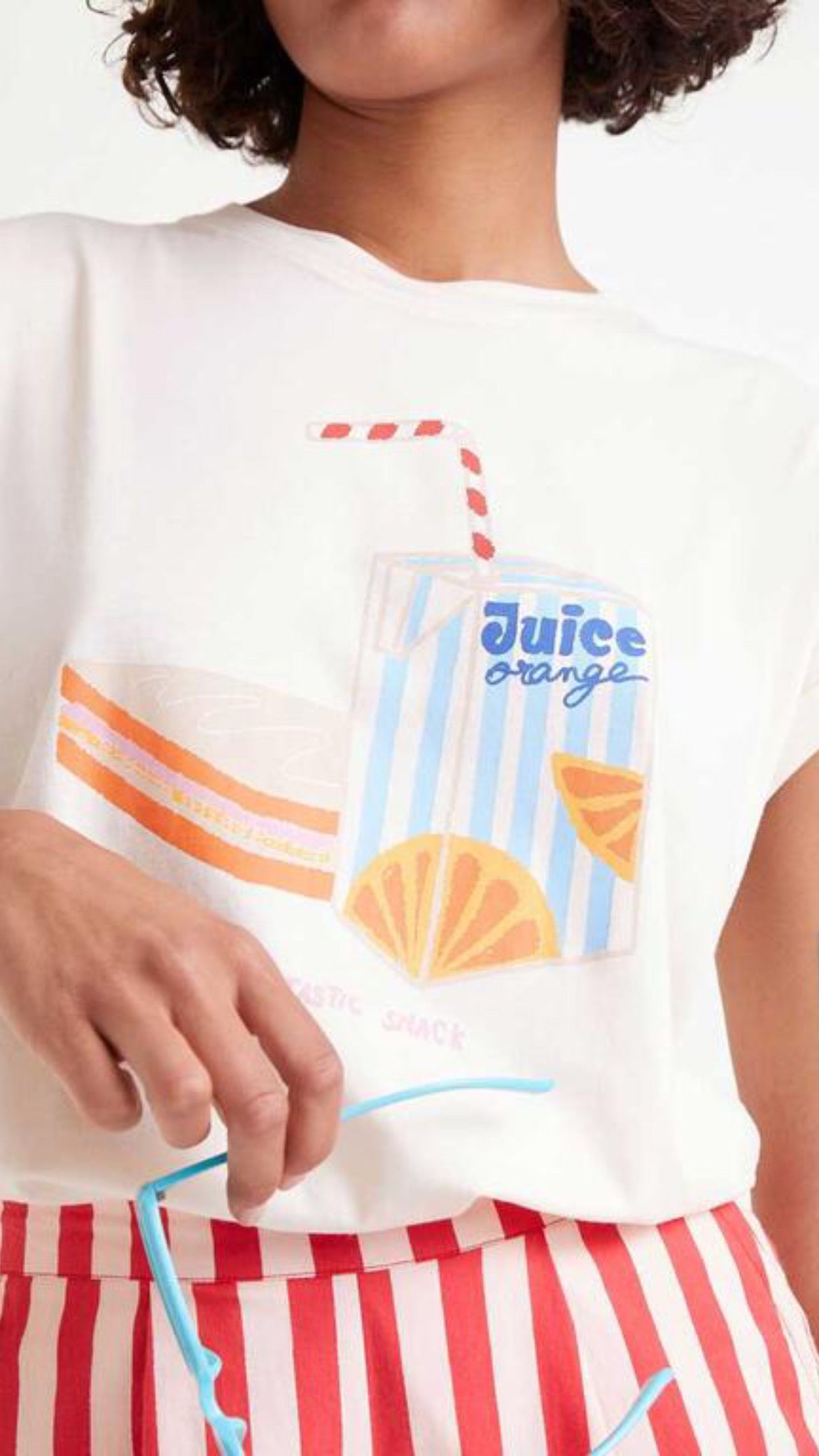 Snack print t-shirt