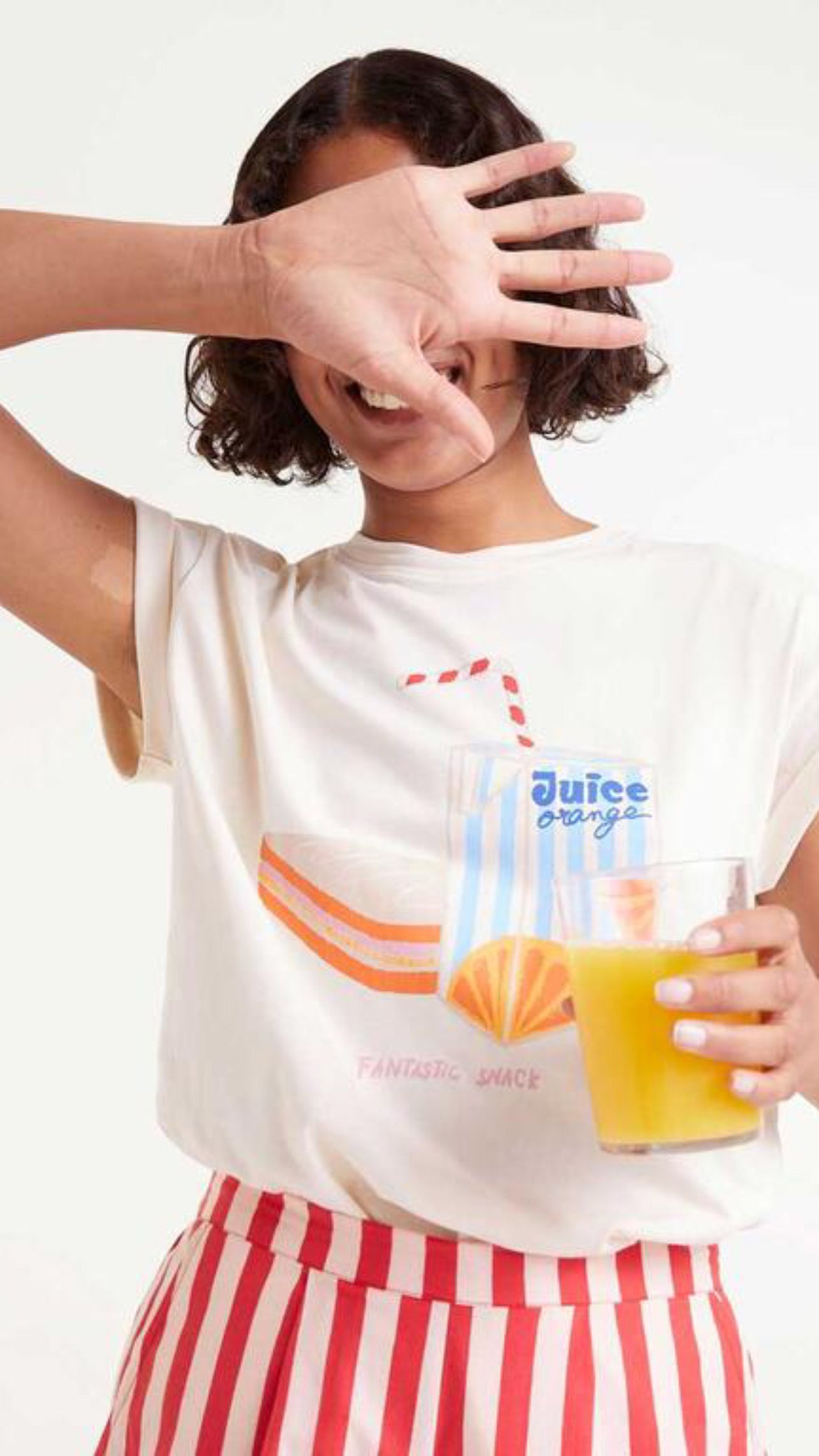 Snack print t-shirt