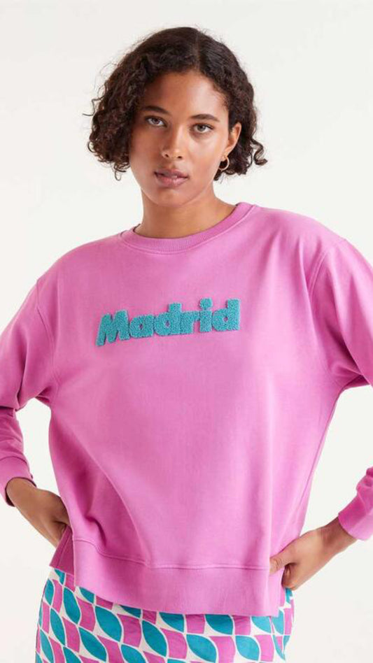 Sudadera print Madrid