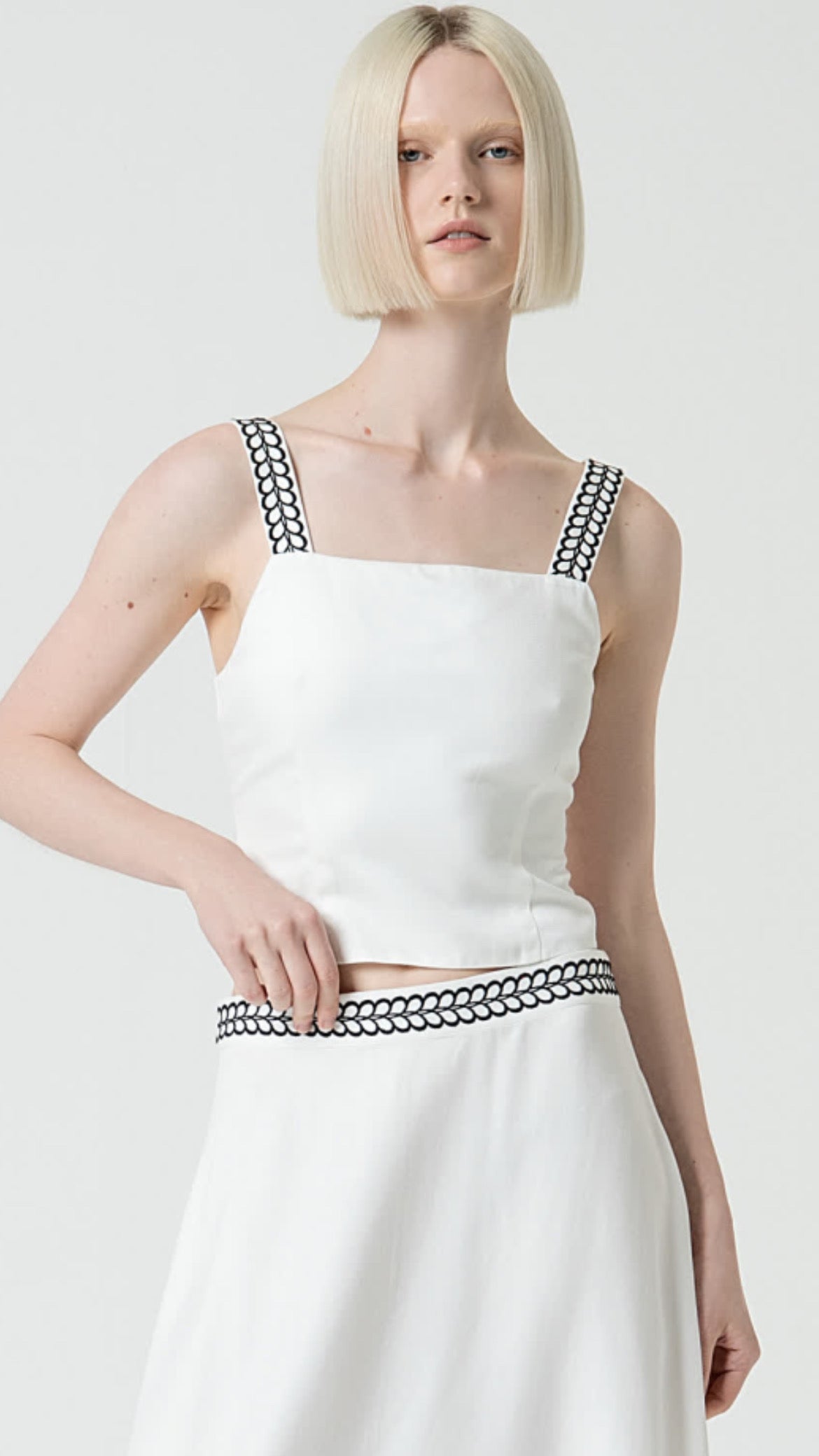 Camisa Ninfa Blanco Pájaro