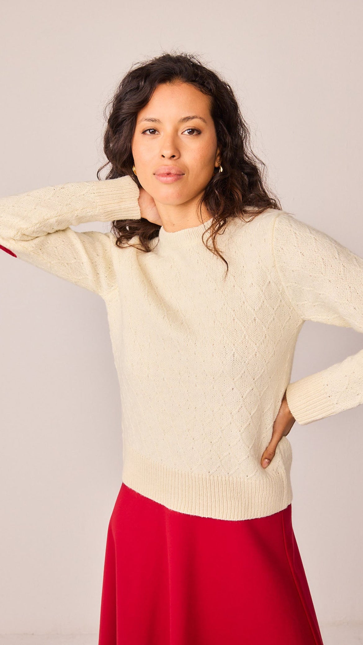 Jersey Caperucita Blanco