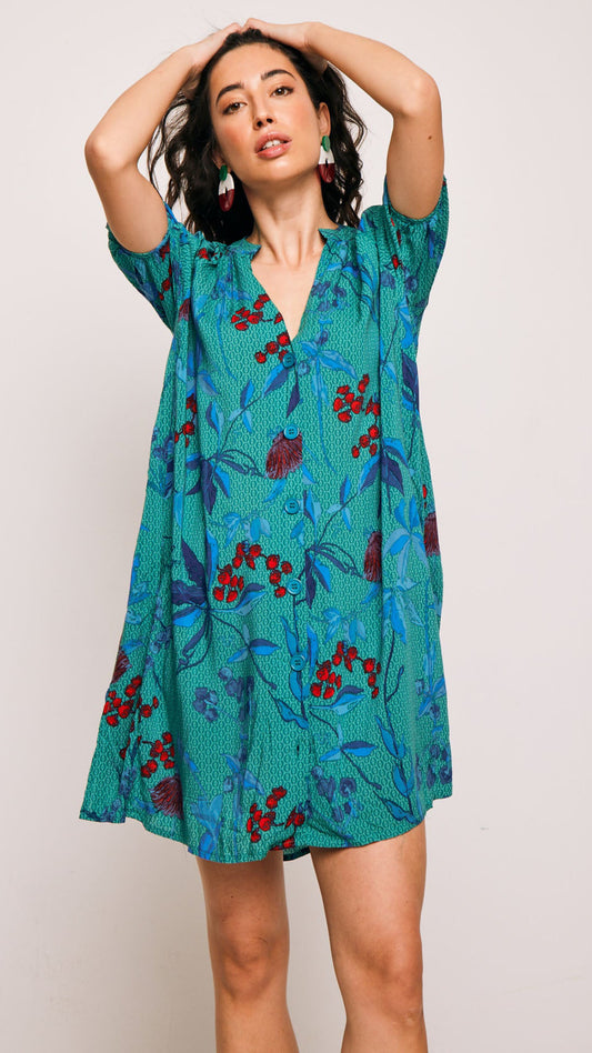Vestido Famara Uvas