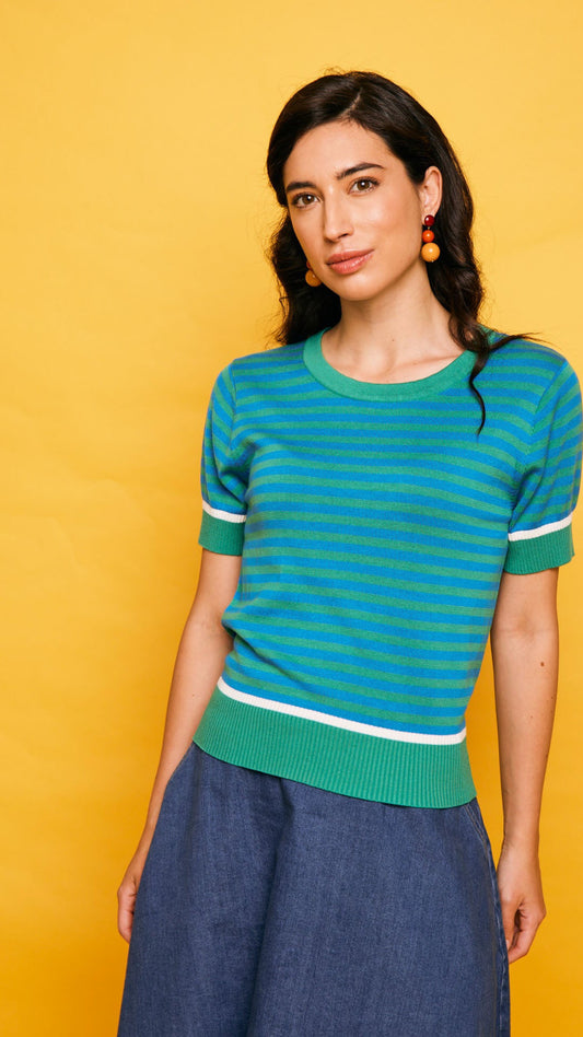 Top Laredo Azul