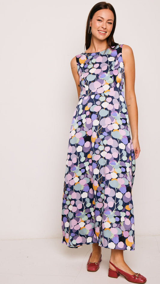 Vestido Comillas Violeta
