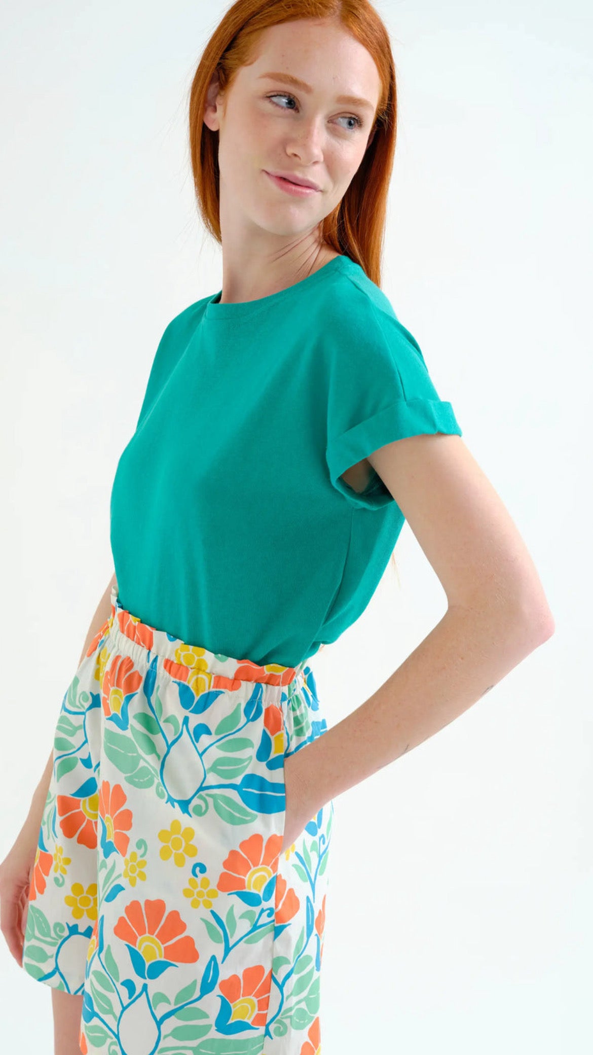Shorts 100% algodón con estampado Big Royal