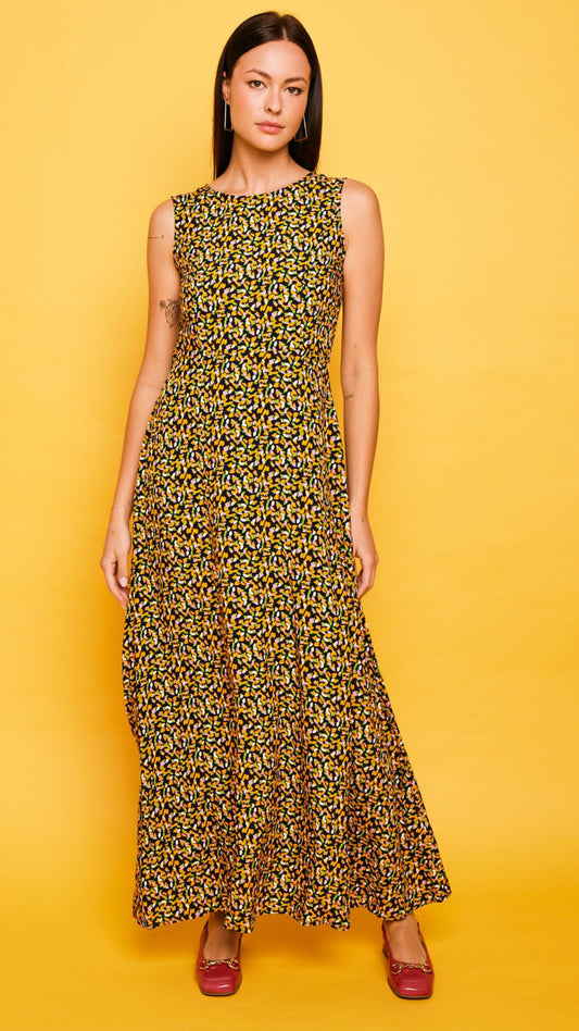 Vestido Comillas Negro