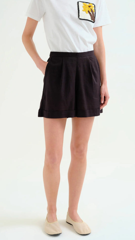 Shorts 100% algodón negro