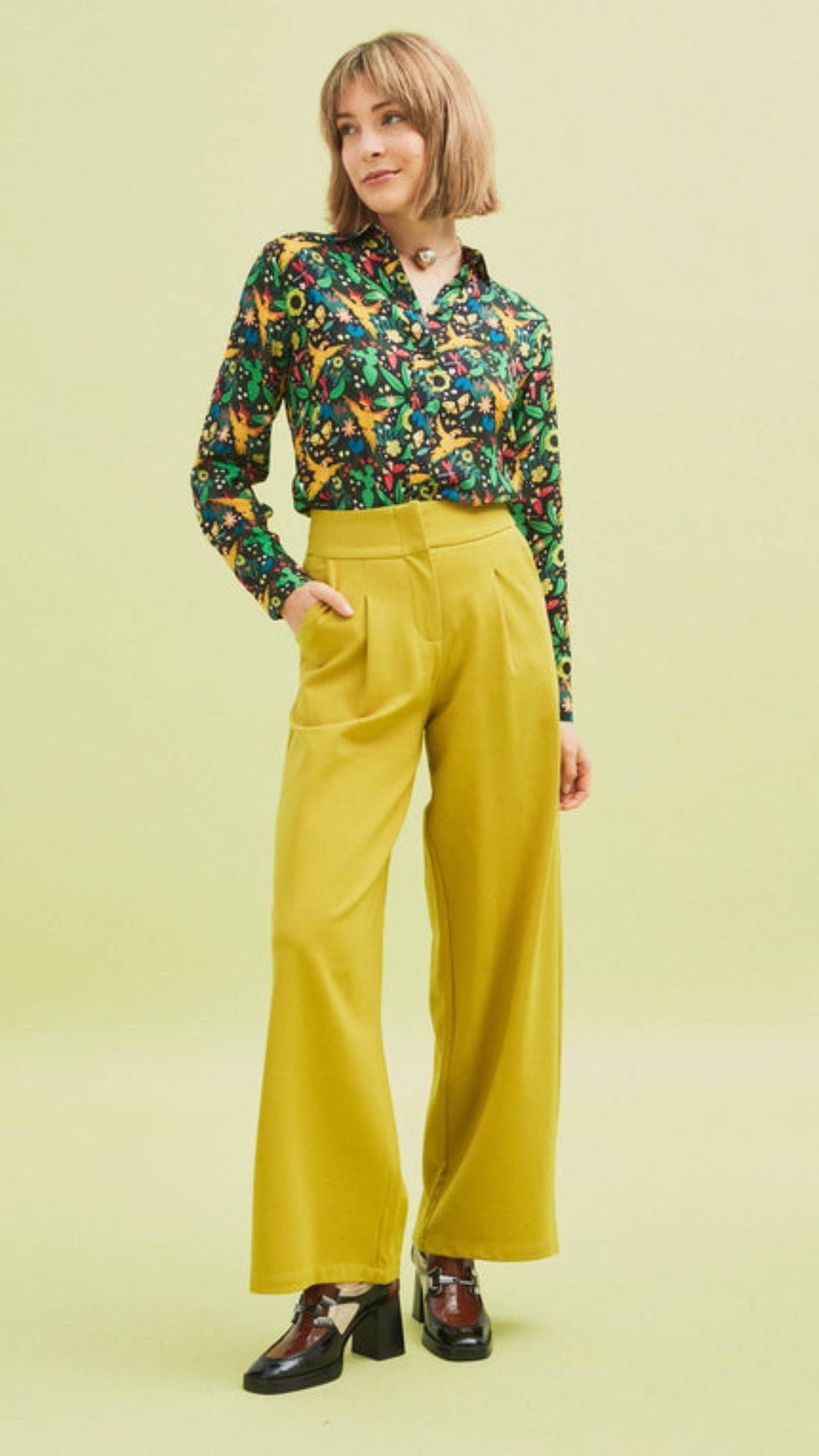 Mustard Triton Pants