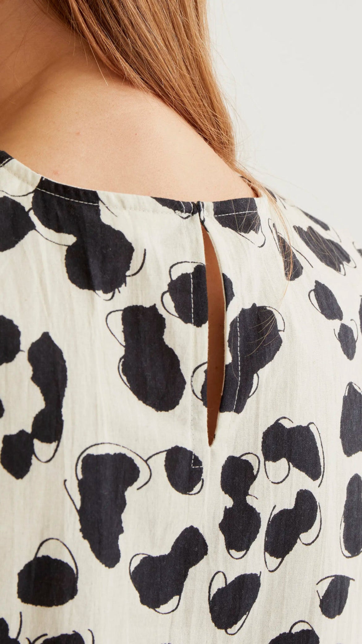 Top con estampado Dalmatian