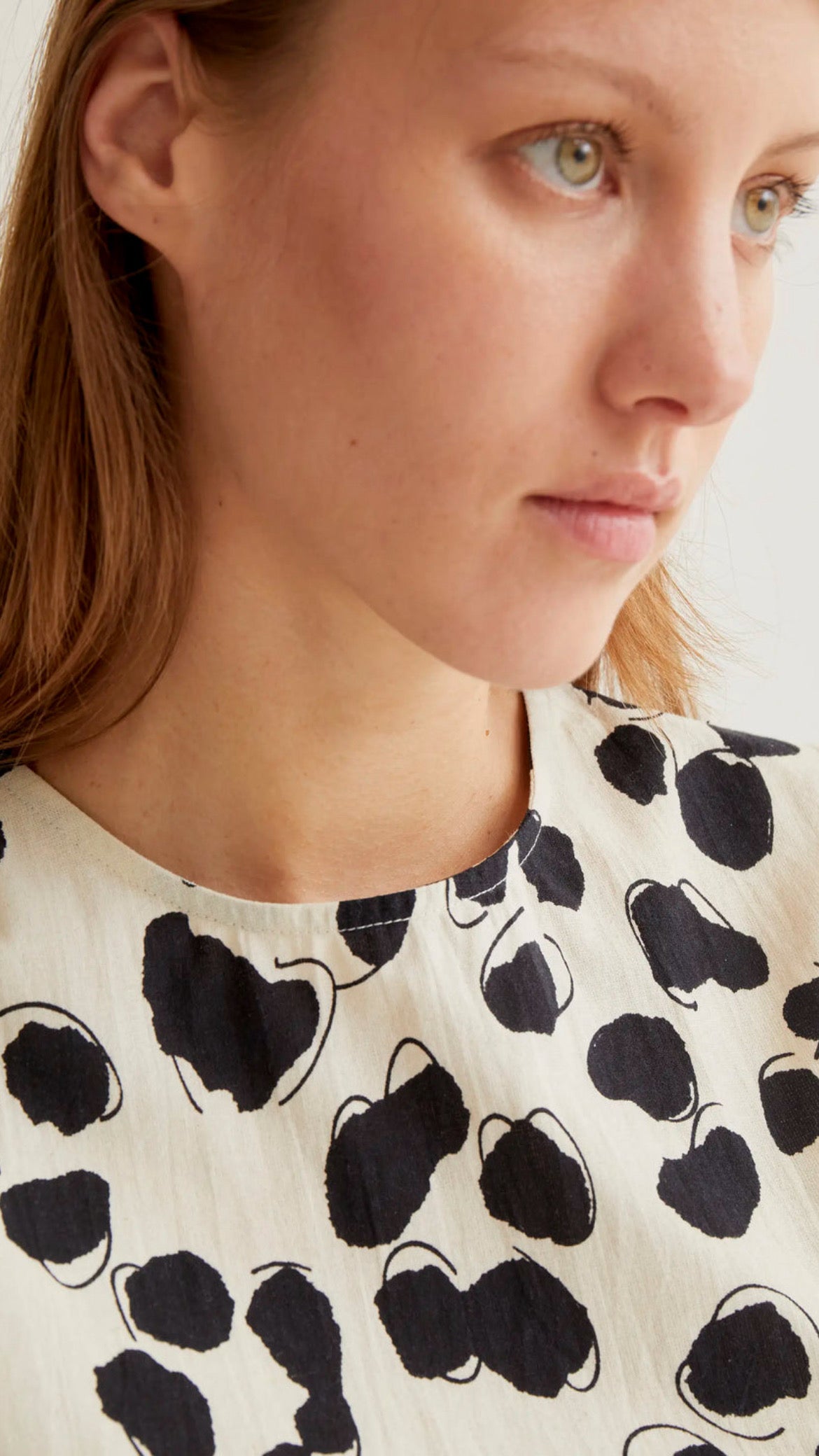 Top con estampado Dalmatian