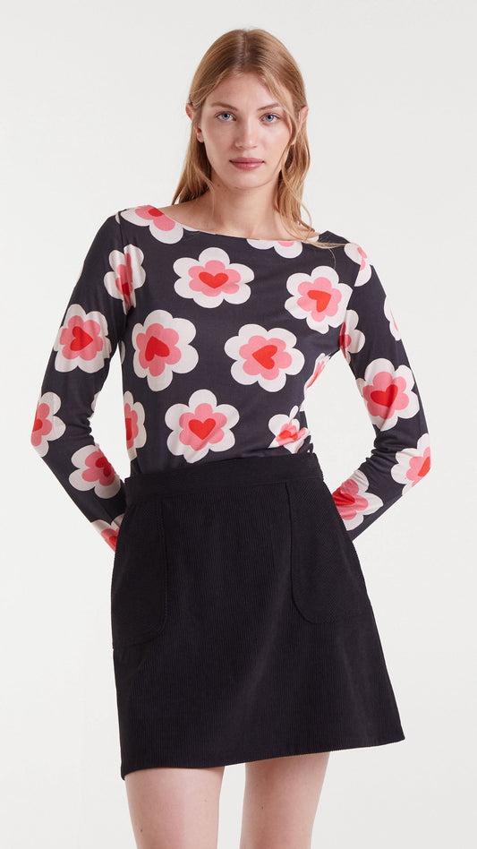 Camiseta con estampado SweetHeart