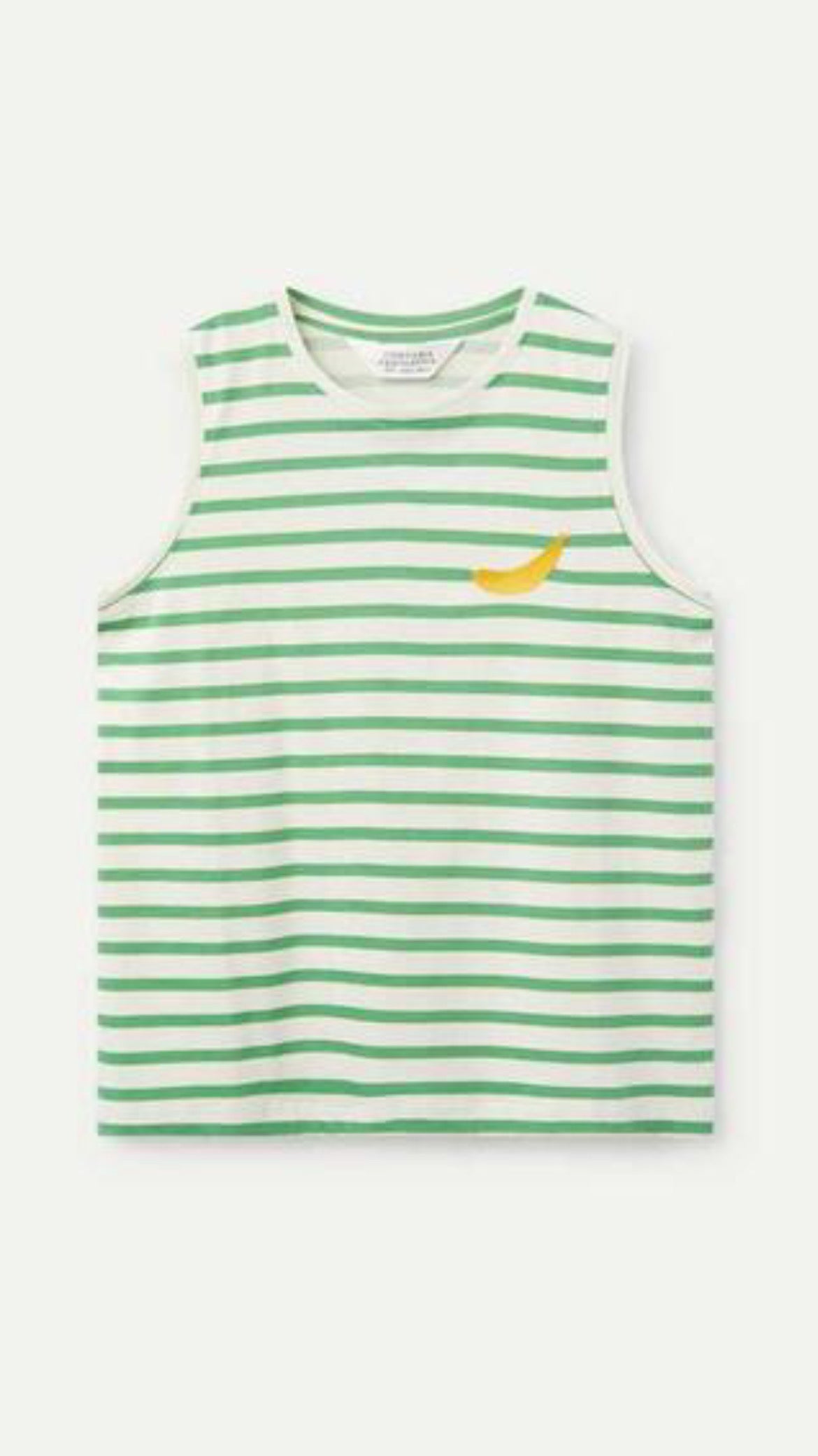 Camiseta estampado rayas verdes