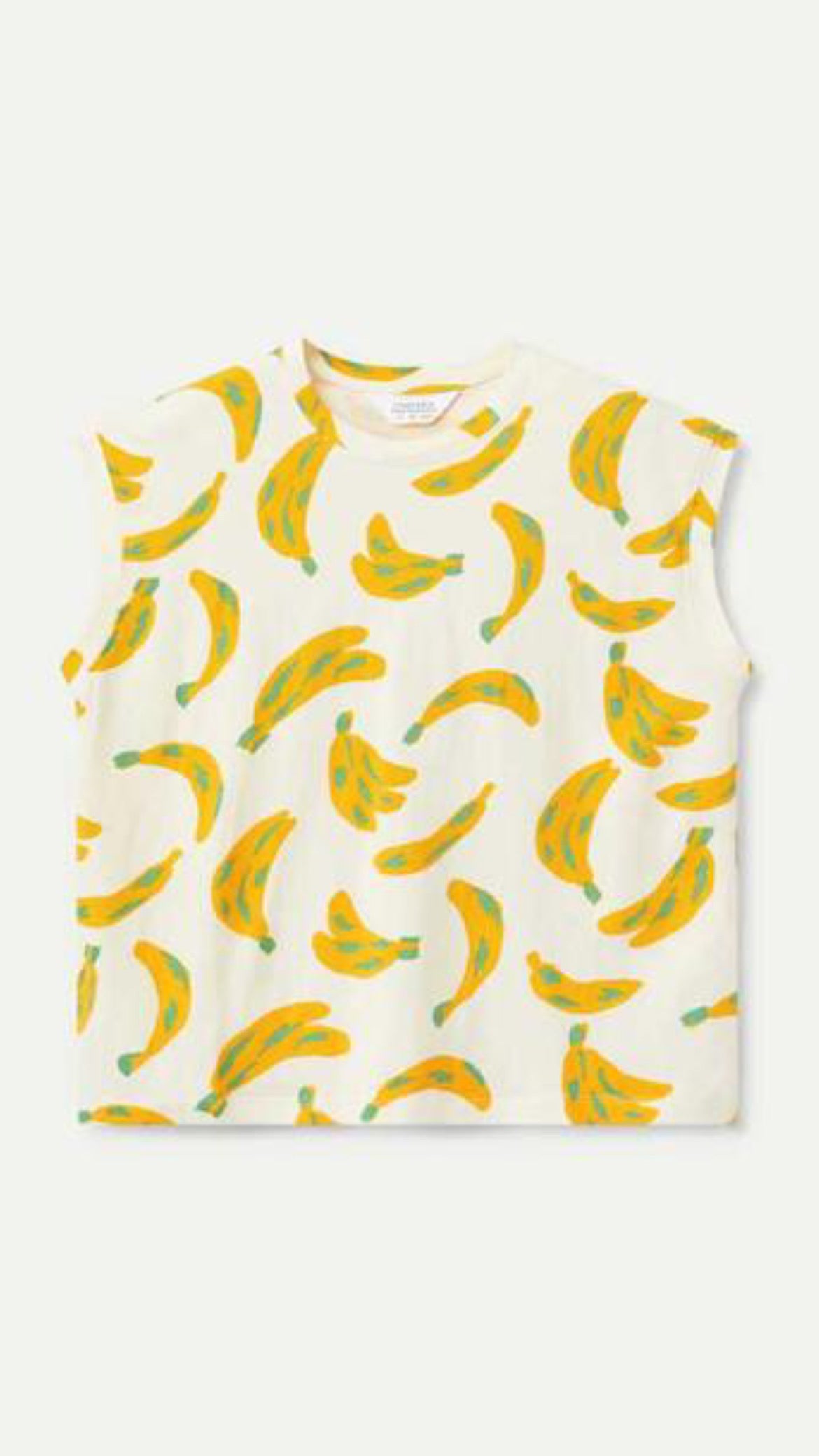 Banana print T-shirt