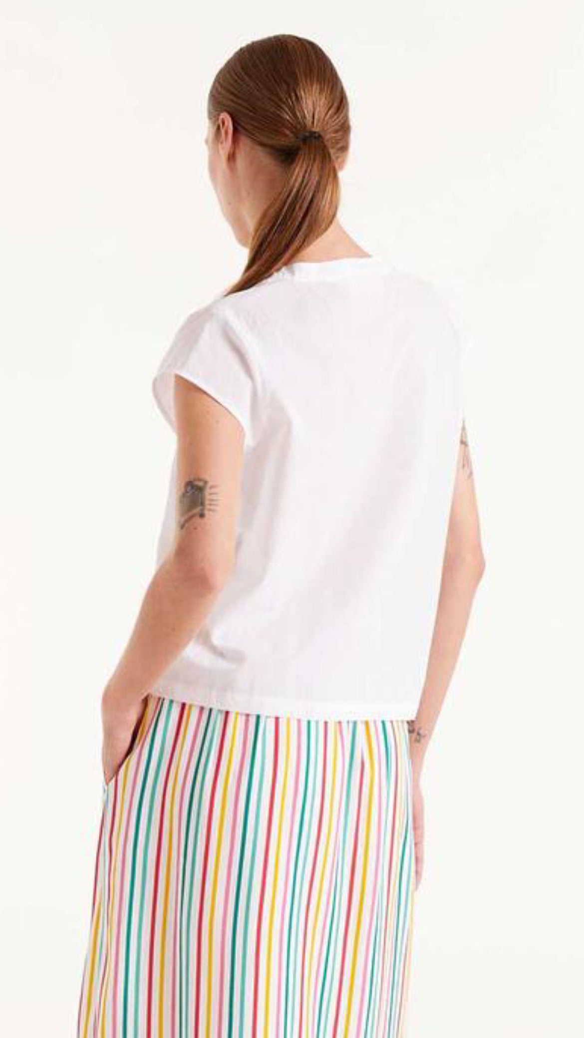 Camisa cuello mao piñas