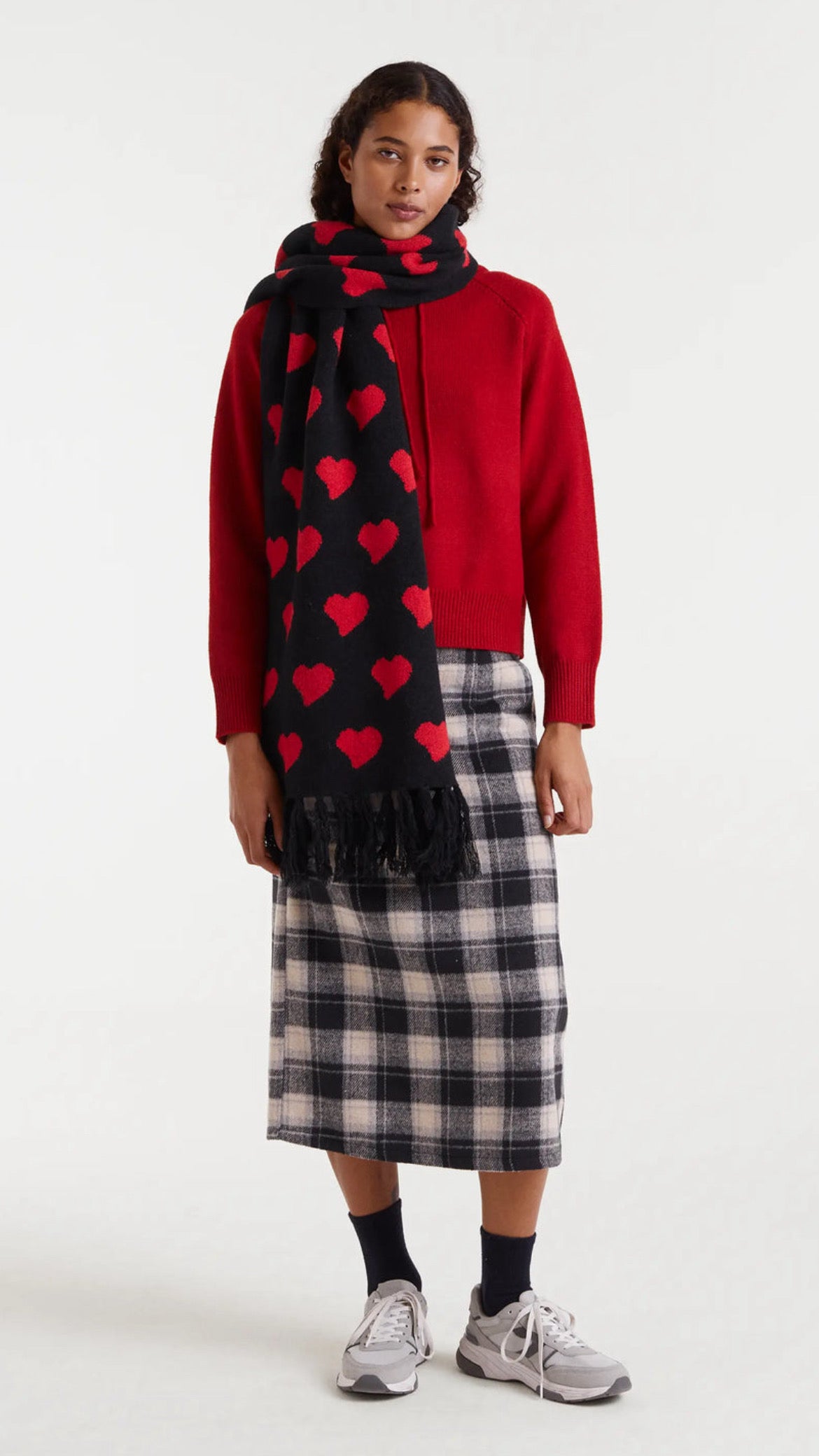 Jersey sudadera punto fino rojo