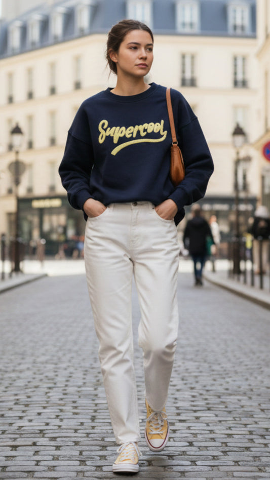 Sudadera Supercool Azul