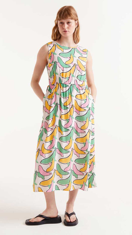 Vestido estampado Banano