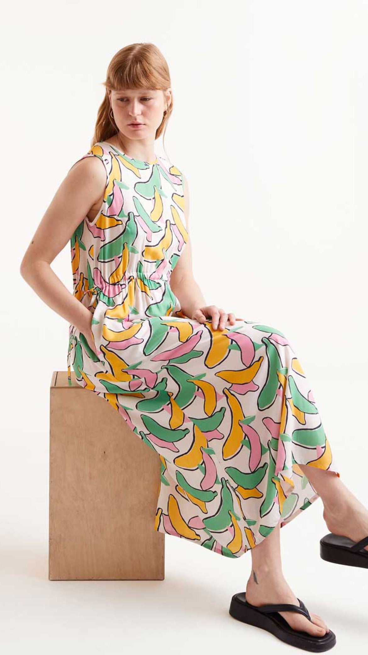 Vestido estampado Banano