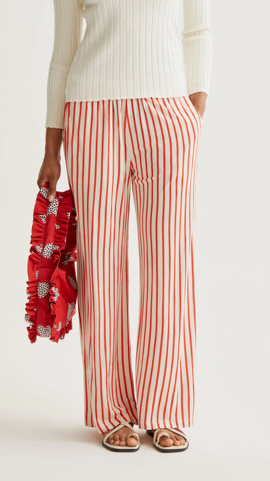 Pantalón con estampado de rayas