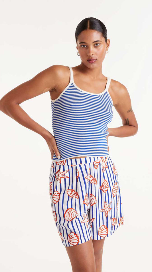 Shorts estampados de rayas Nemo