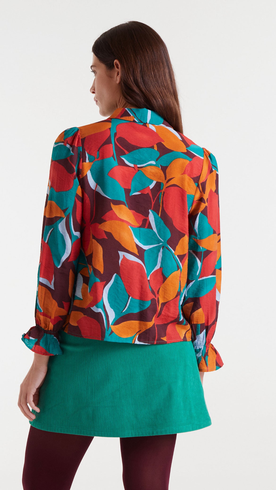 Camisa crepe ligero con estampado Ponziana