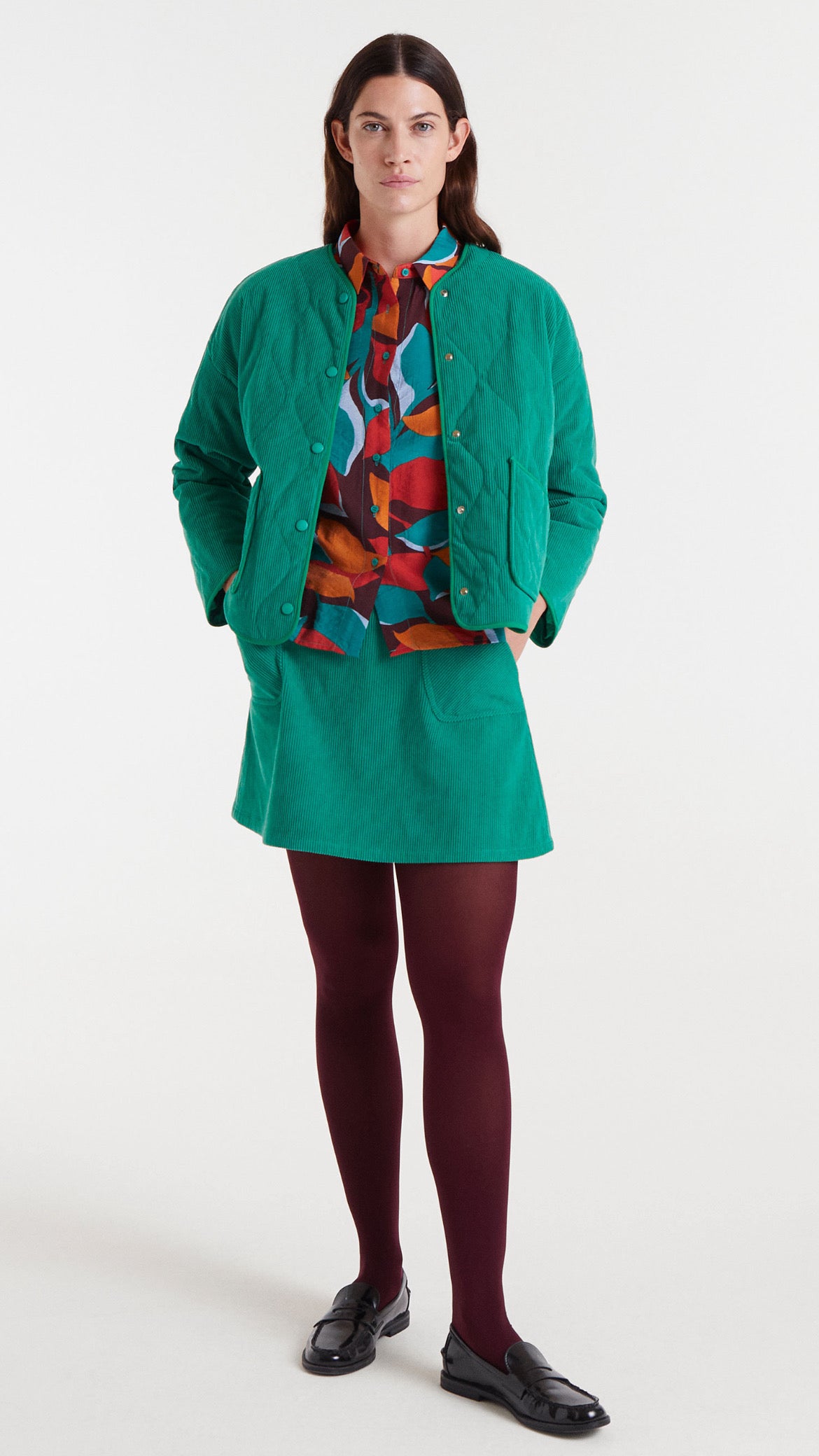Camisa crepe ligero con estampado Ponziana