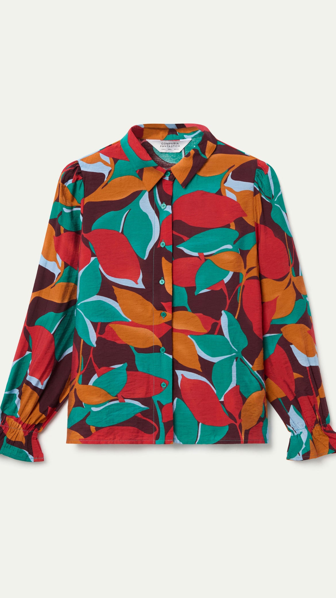 Camisa crepe ligero con estampado Ponziana