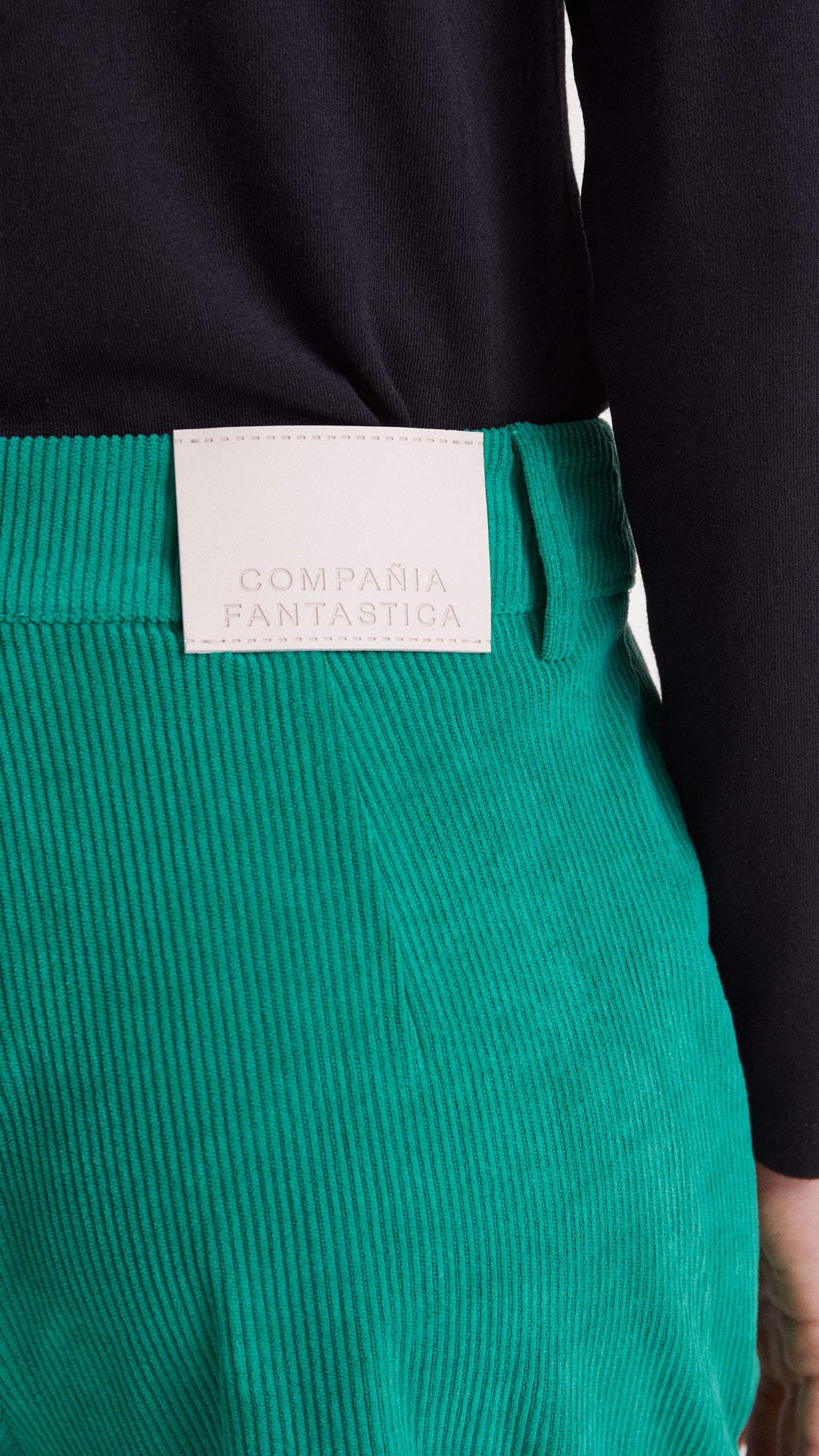 Pantalón de pana verde